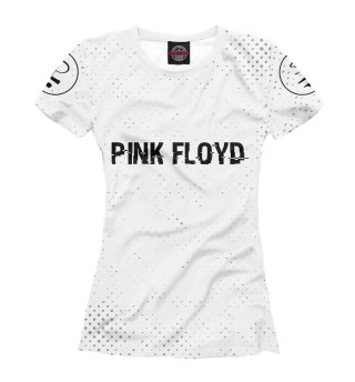 Женская футболка Pink Floyd Glitch Light лого на рукавах