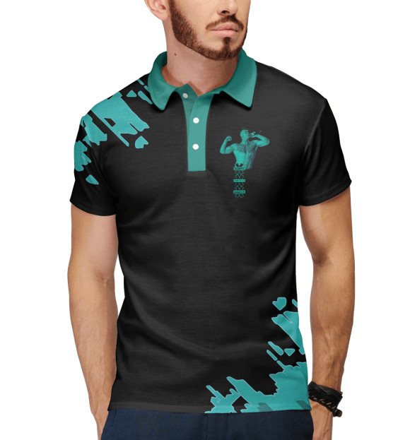 Мужское поло с изображением NILETTO цвета Белый