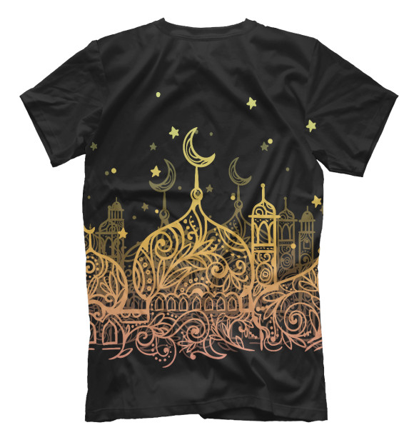 Футболка для мальчиков с изображением Ислам цвета Белый