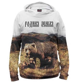 Мужское худи Родная земля