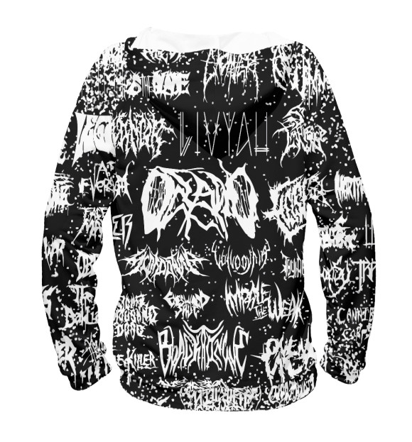 Женское худи с изображением Ghostemane цвета Белый