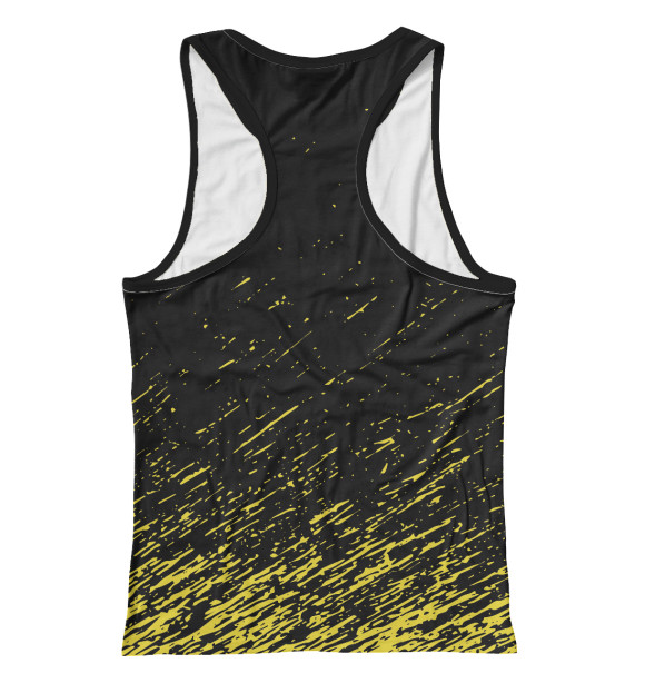 Женская майка-борцовка с притом Nirvana цвета Белый Женская майка-борцовка с изображением Nirvana цвета Белый