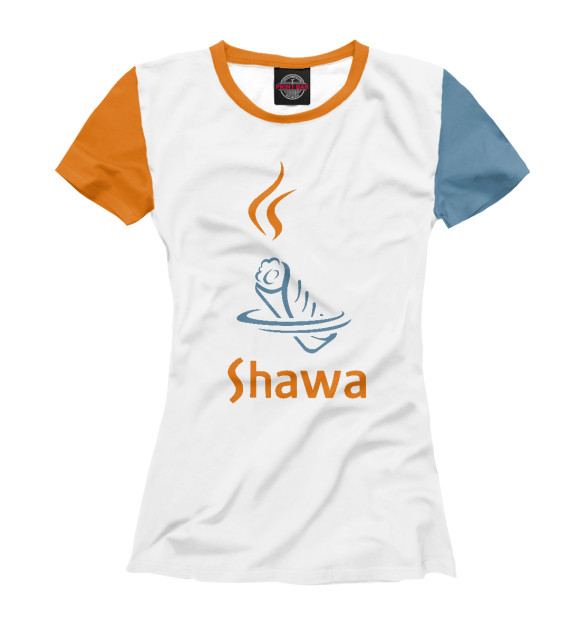 Футболка для девочек с изображением Shawa initial цвета Белый