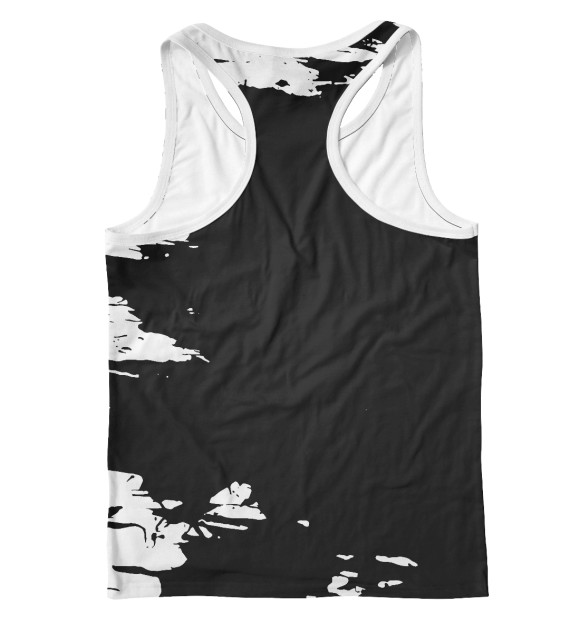 Мужская майка-борцовка с изображением I Think My Personal Trainer цвета Белый