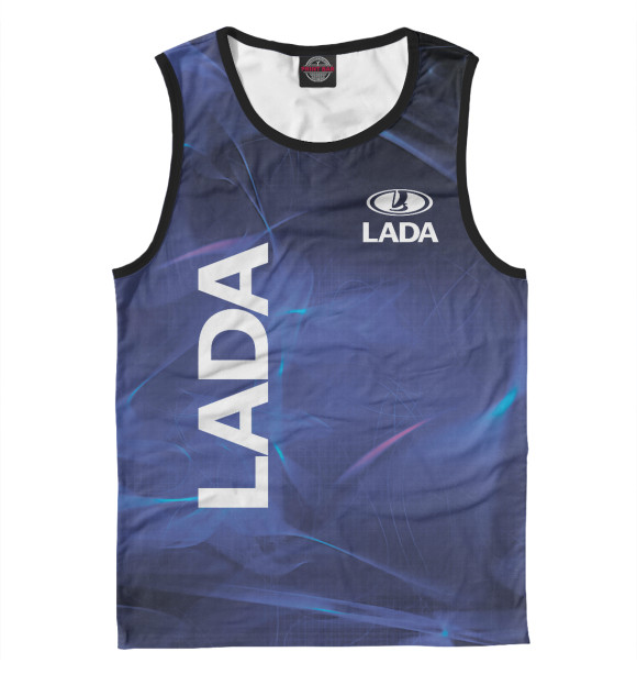 Майка для мальчика с изображением LADA цвета Белый