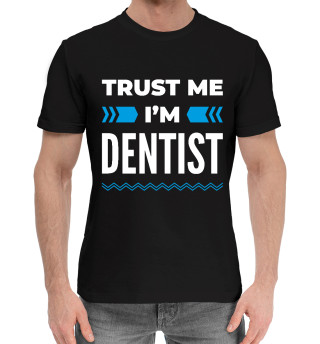 Хлопковая футболка для мальчиков Trust me I'm Dentist