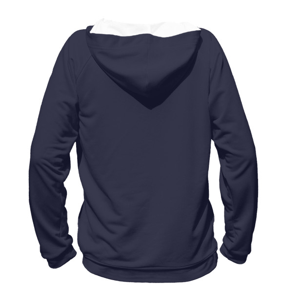 Мужское худи с изображением Тату цвета Белый