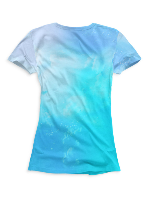 Женская футболка с изображением Wildberries цвета Белый