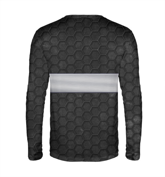 Мужской лонгслив с изображением Ваня всегда прав цвета Белый