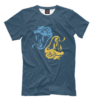 Мужская футболка Головы Питонов - Python