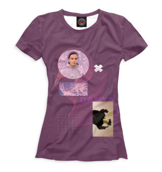 Женская футболка Даня Милохин