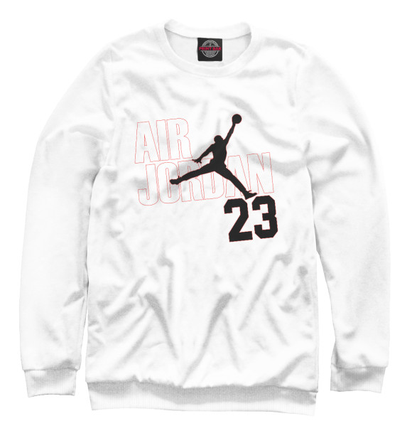 Свитшот для мальчиков с изображением Air Jordan (Аир Джордан) цвета Белый