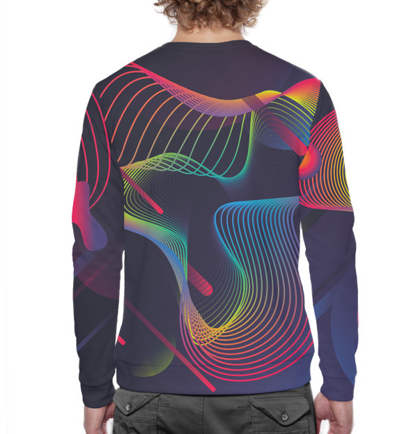 Мужской свитшот с изображением Marmok цвета Белый