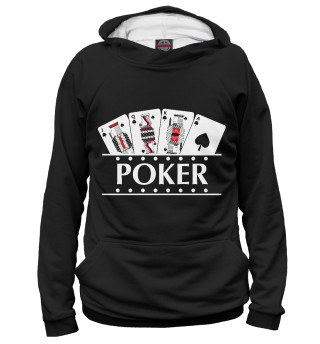 Худи для девочки Покер