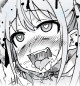Футболка для девочек Ahegao