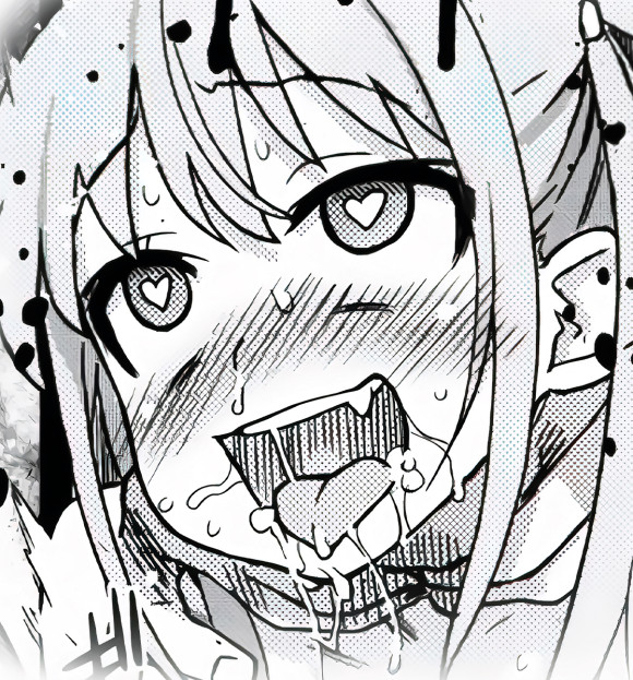 Футболка для девочек с изображением Ahegao цвета Белый