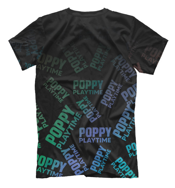 Футболка для мальчиков с изображением Poppy Playtime цвета Белый