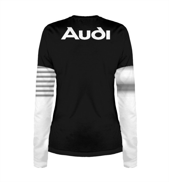 Женский лонгслив с изображением Audi цвета Белый