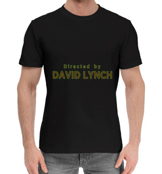 Мужская хлопковая футболка Directed by David Lynch