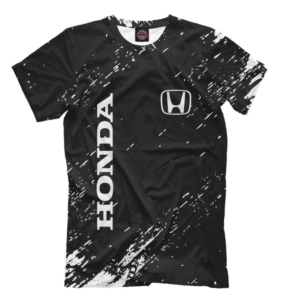 Футболка для мальчиков с изображением Honda цвета Белый