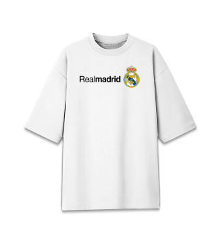 Женская футболка оверсайз Real Madrid
