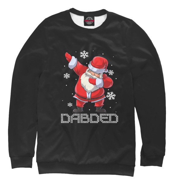 Мужской свитшот с изображением Dabded цвета Белый