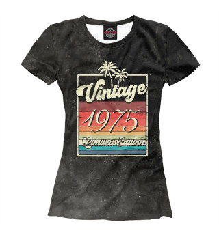 Женская футболка Vintage 1975 Retro