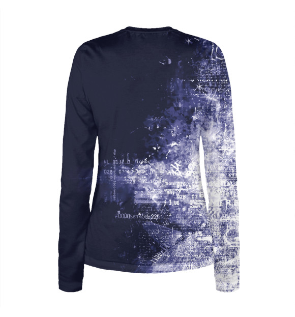 Женский лонгслив с изображением Steampunk Cat Steampunk цвета Белый