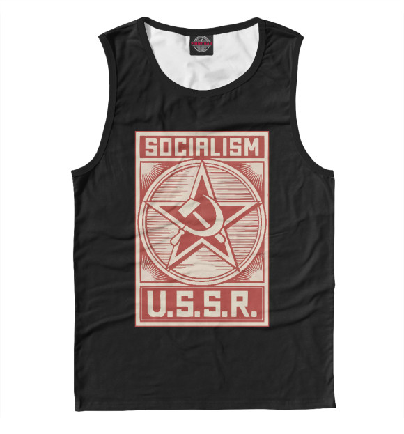 Майка для мальчика с изображением USSR цвета Белый