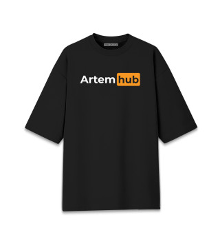 Мужская футболка оверсайз Artem / Hub