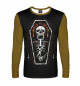 Мужской лонгслив Rock is dead (skeleton)