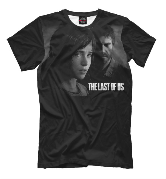 Мужская футболка с изображением The Last of Us цвета Белый
