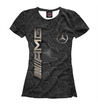 Женская футболка Mercedes соты