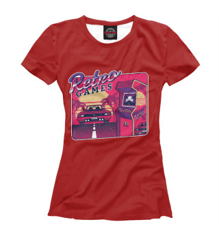 Женская футболка Retro arcade gaming