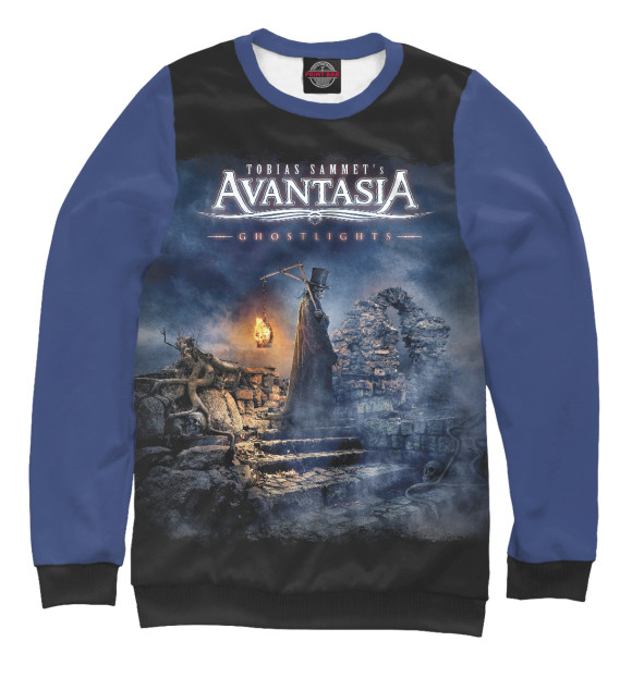Свитшот для мальчиков с изображением Avantasia цвета Белый