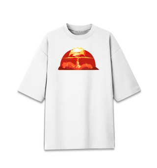 Женская футболка оверсайз Ядерный гриб