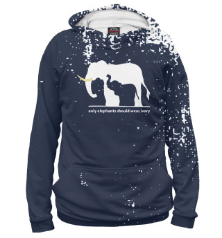 Мужское худи Elephants