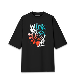 Женская футболка оверсайз Blink 182