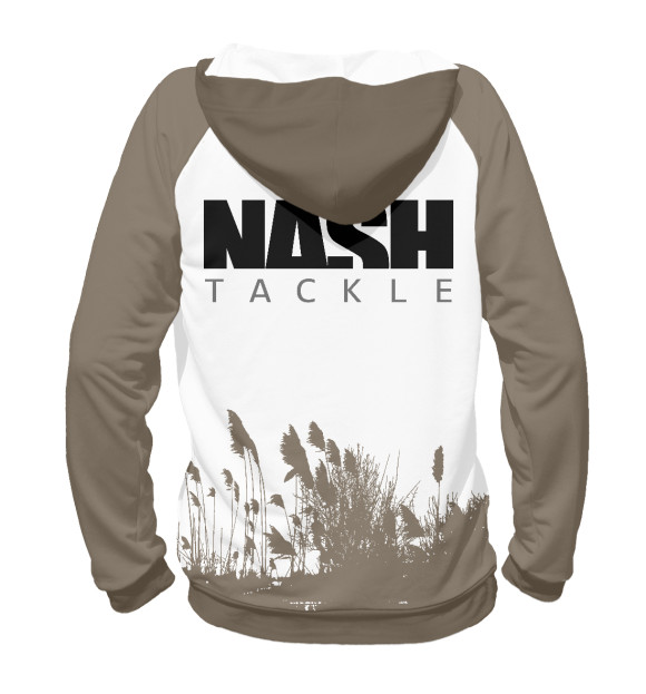 Женское худи с изображением Nash series цвета Белый