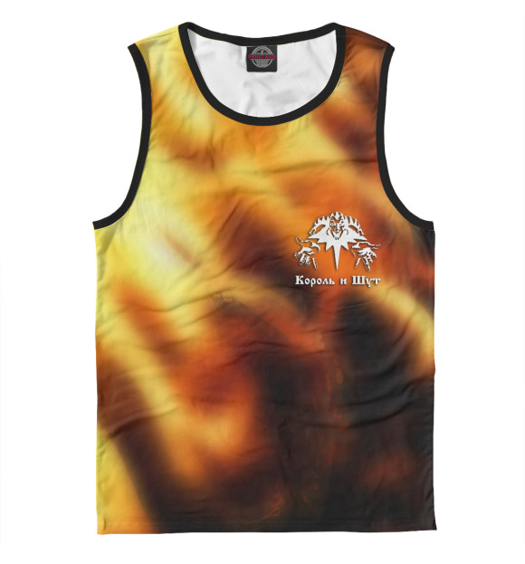 Майка для мальчика с изображением Король и Шут стихия цвета Белый
