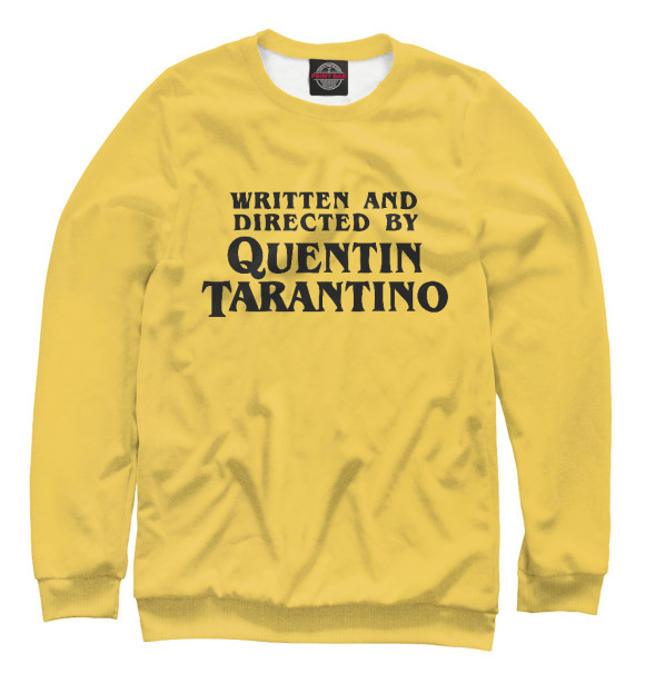 Свитшот для мальчиков с изображением Quentin Tarantino цвета Белый