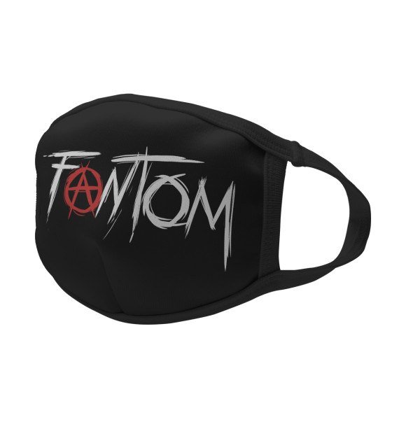 Маска тканевая с изображением Fantom цвета Белый