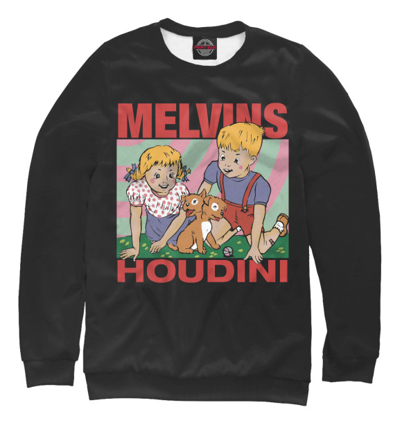 Свитшот для девочек с изображением Melvins цвета Белый