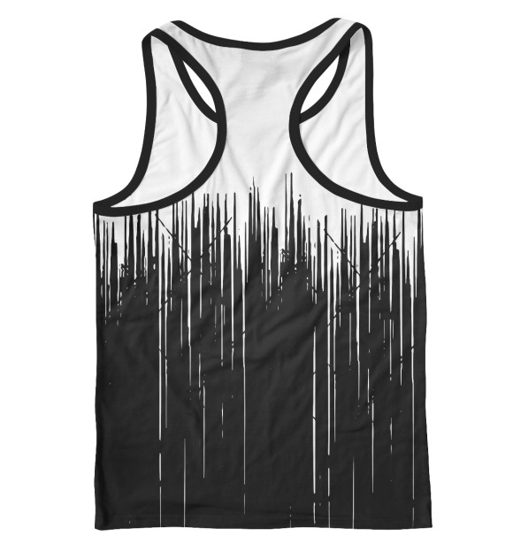 Мужская майка-борцовка с изображением Minecraft цвета Белый