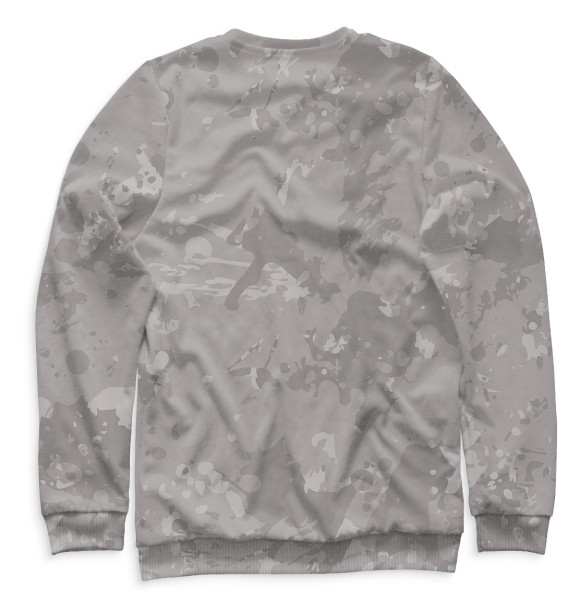 Мужской свитшот с изображением Не годен цвета Белый