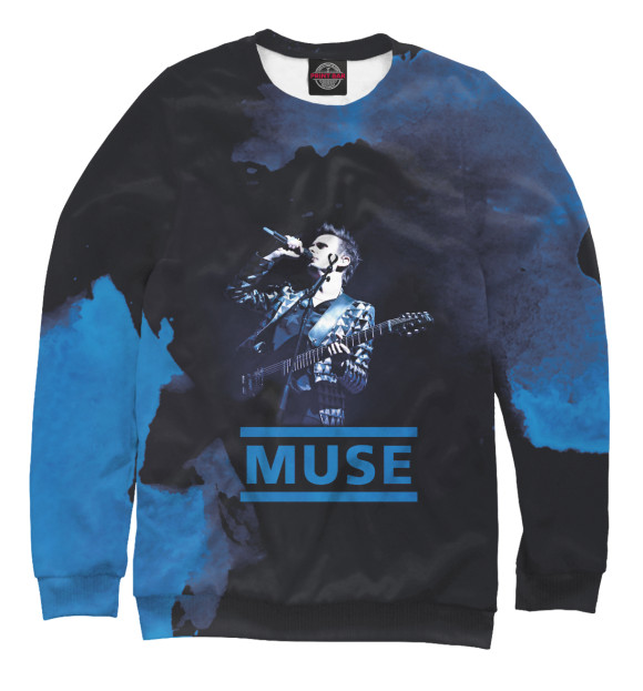 Свитшот для мальчиков с изображением Muse цвета Белый