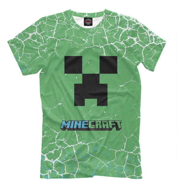 Футболка для мальчиков с изображением Minecraft цвета Белый