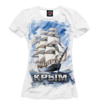 Женская футболка Крым