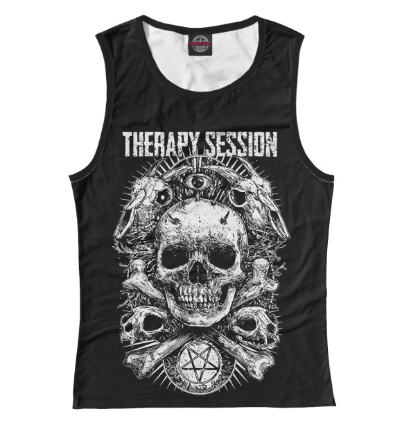 Майка для девочки с изображением Therapy Session NF цвета Белый