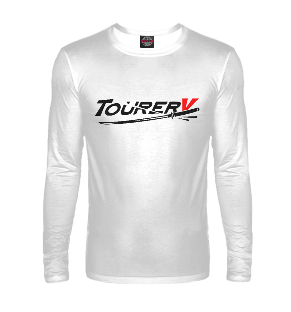 Мужской лонгслив с изображением Tourer V цвета Белый